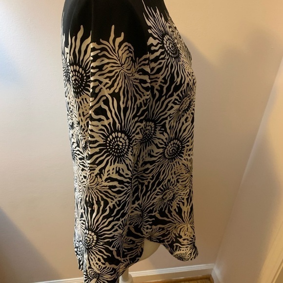 Loft black/cream petite S, floral tunic - Picture 5 of 5